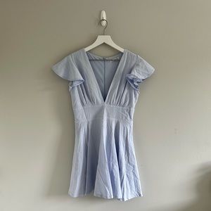 Dainty Hooligan Light Purple V-Neck Mini Dress Size M